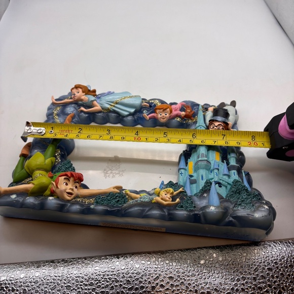 Disney Parks Faries Tinkerbell Peter Pan Castle 3D Ceramic Photo Frame - Picture 16 of 16